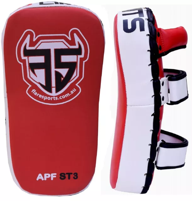 Flare Sports Thai Arm Pad Curve Kick Boxing MMA Muay Punch Bag UFC Strike Shield