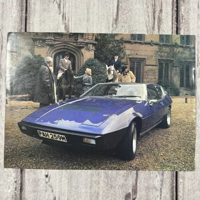 1976 1977 Vintage Lotus Elite Dealership Sales Brochure Flyer ORIGINAL England