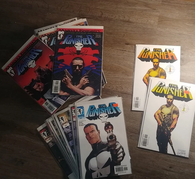MARVEL KNIGHTS PUNISHER Runs 1-12 2-37 Near COMPLETE Garth Ennis Dillon VF+ NM
