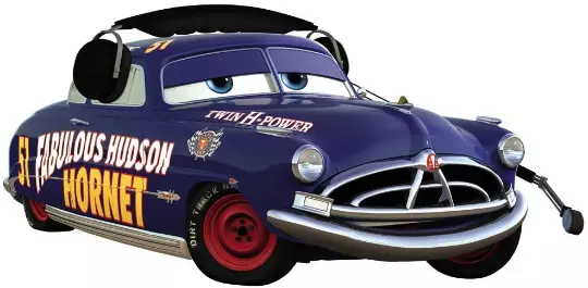 13 Inch Doc Hudson Hornet Decal Disney Cars Movie Removable Peel Self Stick Wall