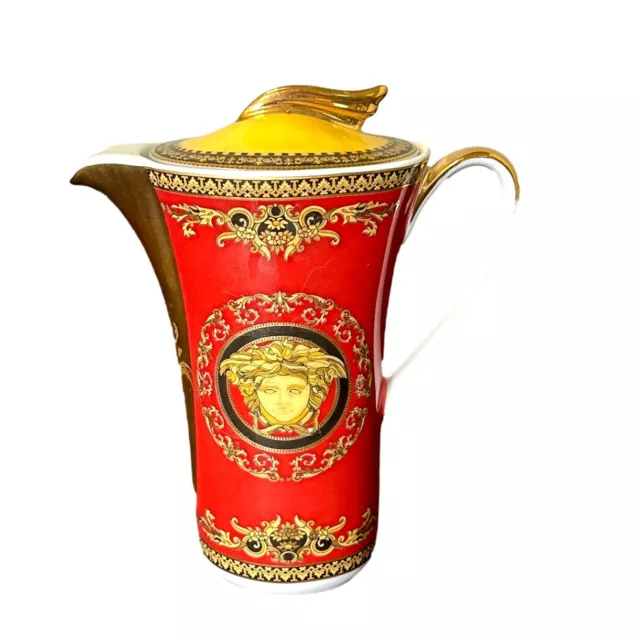 Versace Medusa Red Covered Creamer By Rosenthal