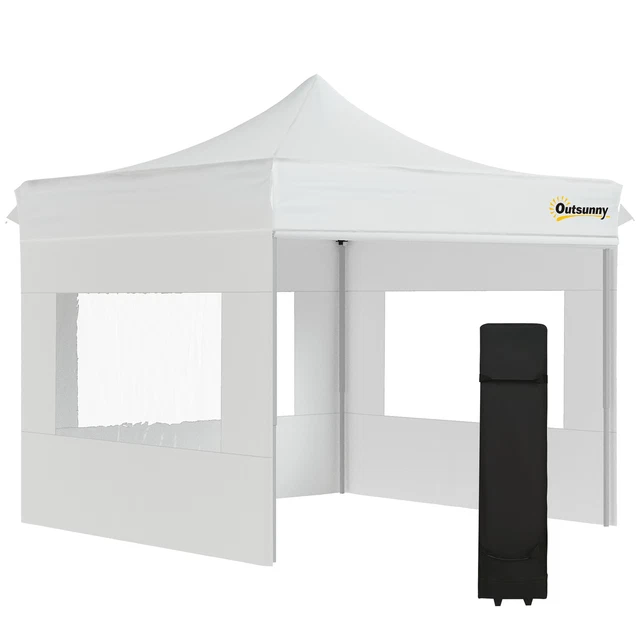 Faltpavillon Pavillon Gartenzelt mit Seitenwänden Pop-up-Zelt wasserdicht