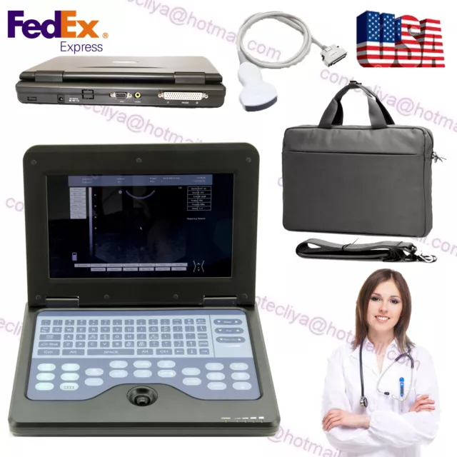 FDA CONTEC CMS600P2 Portable Ultrasound Scanner Digital Laptop Machine,Convex