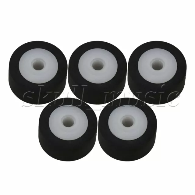 5pcs Rubber 13 x 6 x 2.5 mm Pinch Roller for Cassette Decks