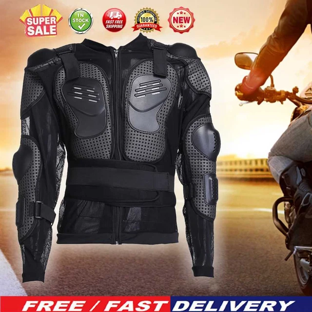 Giacca protettiva corpo intero moto MX schiena petto protezione spalle equitazione