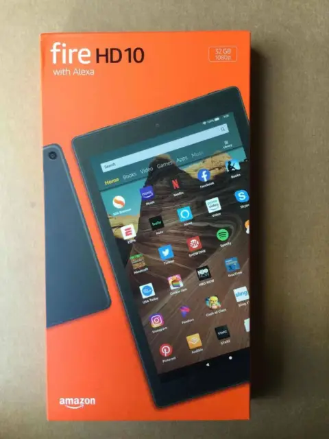 Amazon Fire HD 10 Tablet 10” Display 32GB  64GB (11th Gen) denim lavender