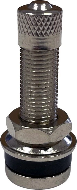 Fire Power Valve Stem 10-Pack Chrome 430 Series 0.327"