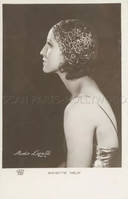 BRIGITTE HELM  1930s  VINTAGE POSTCARD ORIGINAL #7 CP