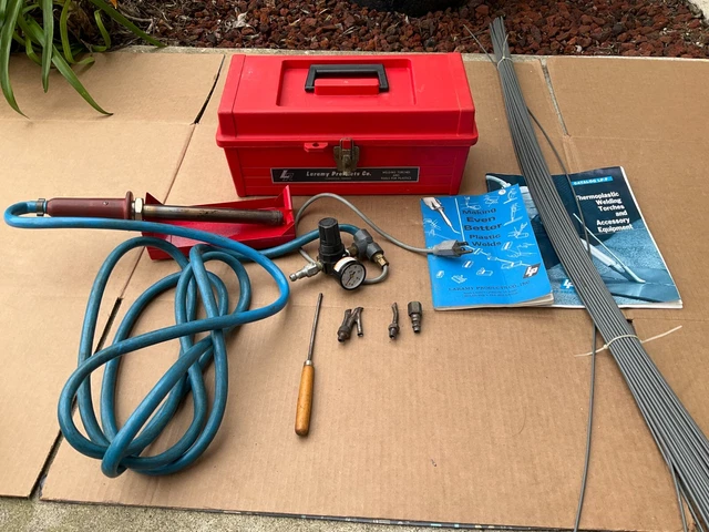 Laramy Products Model 30-10 PVC Torch Production Plastic Welder with Rod