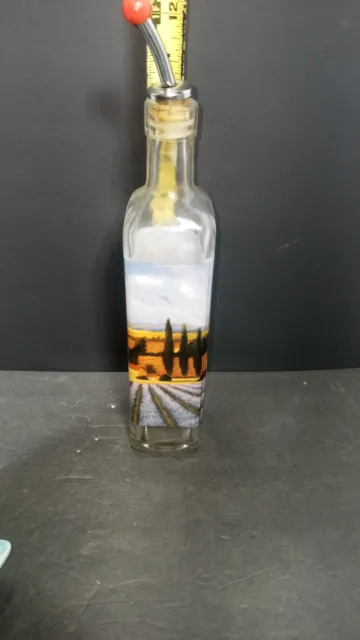 ❤️❤️ Glass Oil & Vinegar Cruet Dispenser Clear Bottle,  Holds 16 Oz