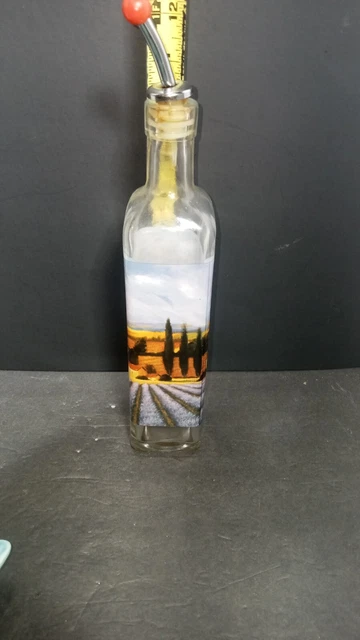 ❤️❤️ Glass Oil & Vinegar Cruet Dispenser Clear Bottle,  Holds 16 Oz