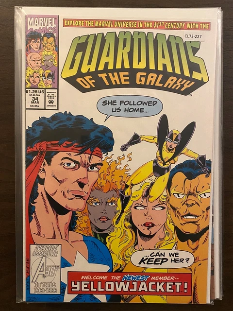 Guardians of the Galaxy vol.1 #34 1993 High Grade 9.6 Marvel Comic Book CL73-227
