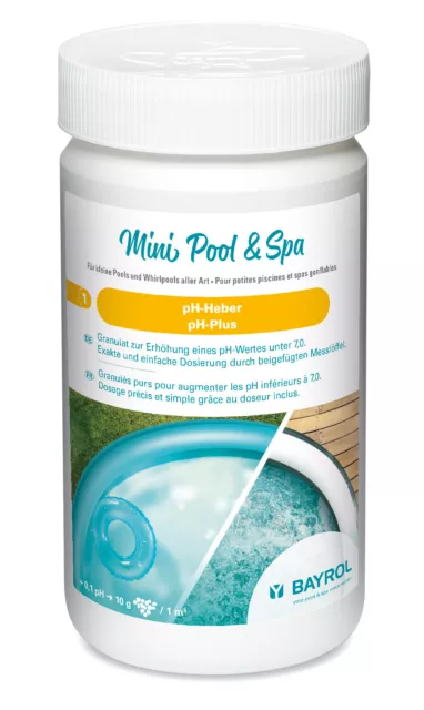 BAYROL Mini Pool & Spa pH-PLUS Granulés - 1kg | Augmente le pH