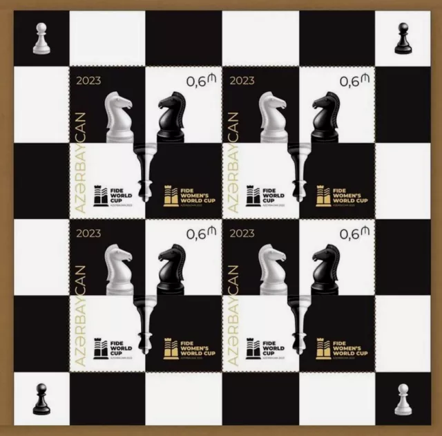 Azerbaijan 2023 * Chess * FIDE World Cup * Baku * Souvenir Sheet * MNH