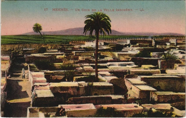 CPA AK MAROC MEKNES Un coin de la ville indigene (10748)