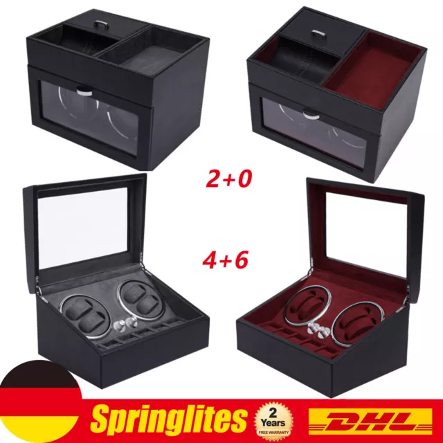 Automatik 2/4+6 Uhren Uhrenbeweger Beweger Uhrenkasten Uhrenbox Watch Winder