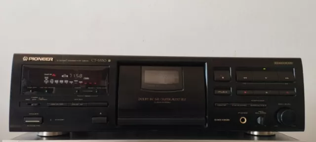 lecteur cassette Pioneer CT-S530  ,stéréo cassette deck 3 têtes  4 pistes
