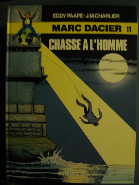 Marc Dacier 11 reed cartonnée Chasse à l'homme Paape Charlier Dupuis