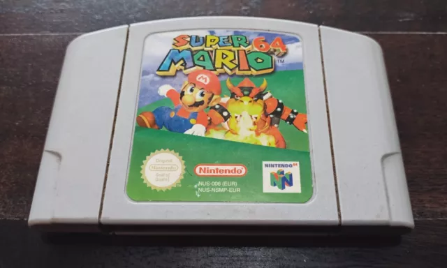 Super Mario 64 *100% GENUINE* PAL Cartridge Only for Nintendo 64 N64