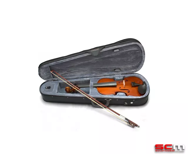 Valencia SV110 1/8 Violin Outfit Case, Bow & Rosin