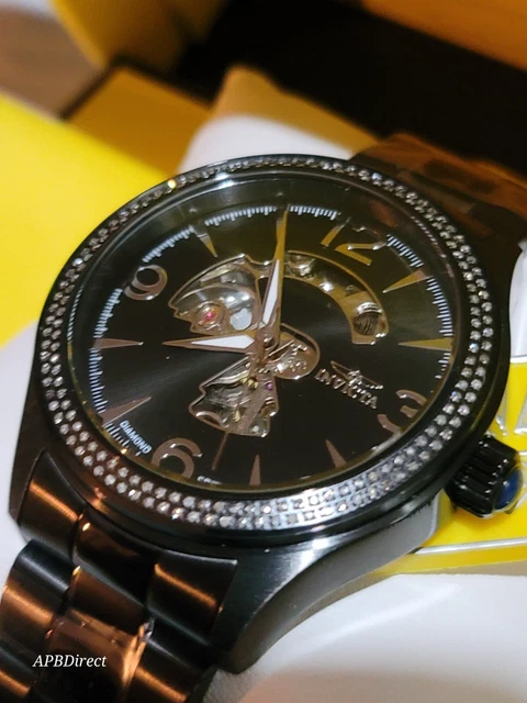 Invicta .75ctw - Icy Black Diamond Edition - Specialty - Mechanical - mens watch