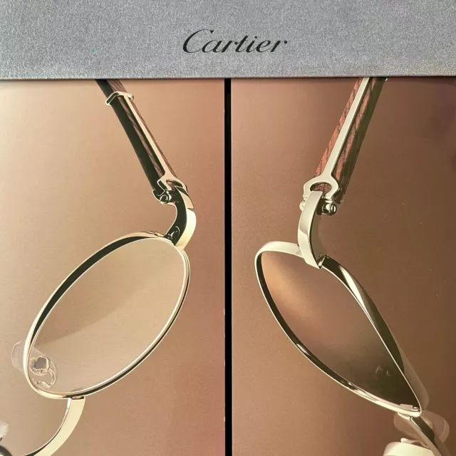 vintage CARTIER picture booklet folder eyeglasses sunglasses 2000 Sicier Camarat