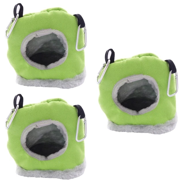 3pcs oiseaux chauds nid rond intérieur extérieur perroquet lit créatif oiseaux