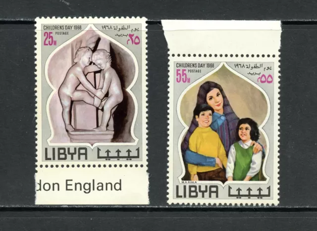 R1964 Libye 1968 Enfants Jour 2v. MNH