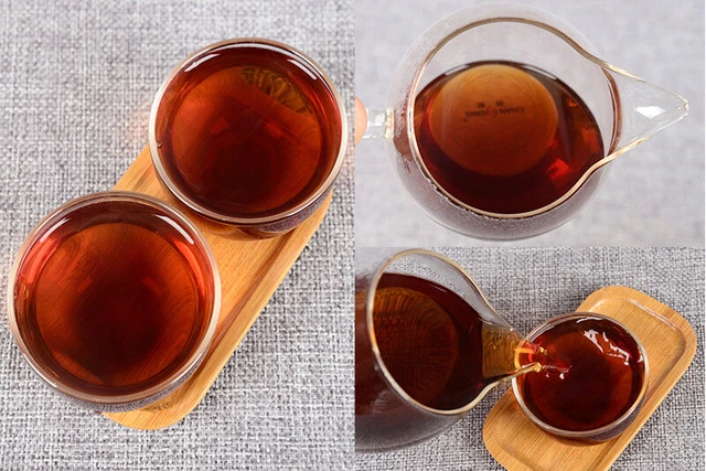 357g Yunnan Tea Menghai Chenxiang Gleaning Seal Seven Cakes Pu'er Ripe Tea Cake