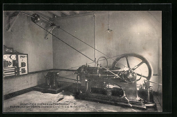 CPA Beaumont-en-Veron, Gréban-de-Pontourny Foundation, Les Moteurs