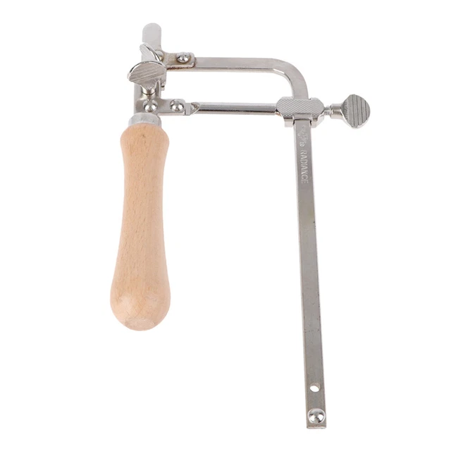 1 pieza Portátil Forma de U Hacksaw Saw Bograme Hágalo usted mismo Plata Joyería