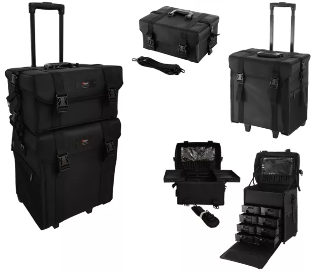 Valigia Trolley Beauty Make Up Trucco Grande da Viaggio Estetista Professionale