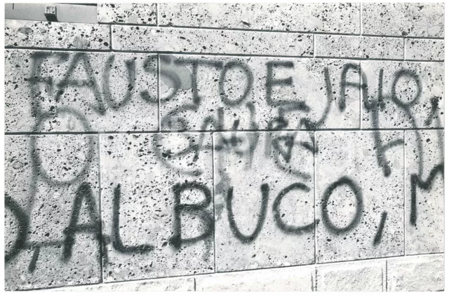 1978 MILANO ANNI DI PIOMBO - Omicidio di Fausto e Iaio - Scritte sui muri *Foto