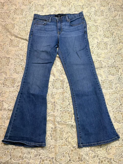 Calvin Klein Flare Womens Jeans Designer Blue Sz. 10 Ladies Western Wear Pants