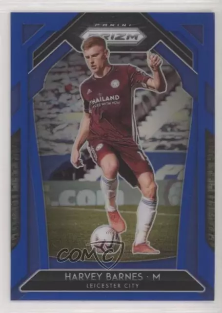 2020-21 Panini Prizm Premier League Blue Prizm /199 Harvey Barnes #130