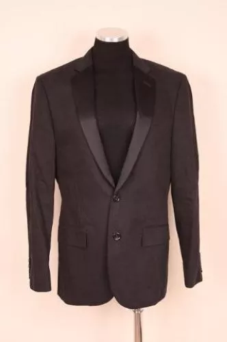 JCrew $388 Mens Ludlow 2 button Tuxedo Jacket 42 L Black chino