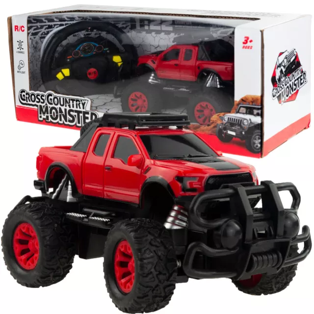 ferngesteuertes Off-Road RC-Auto mit ferngesteuertem Lenkrad