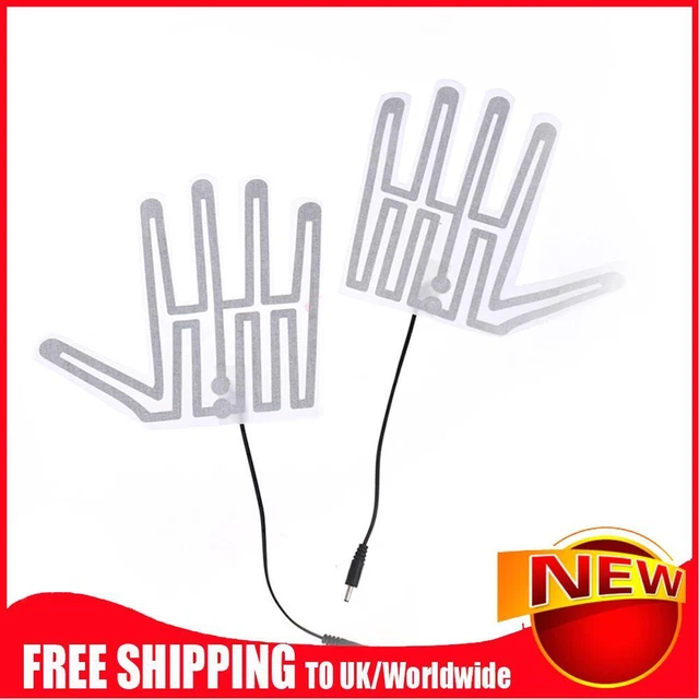 2 pz scarpe scaldamani termiche guanti riscaldatore fibra di carbonio guanti USB pastiglie riscaldate