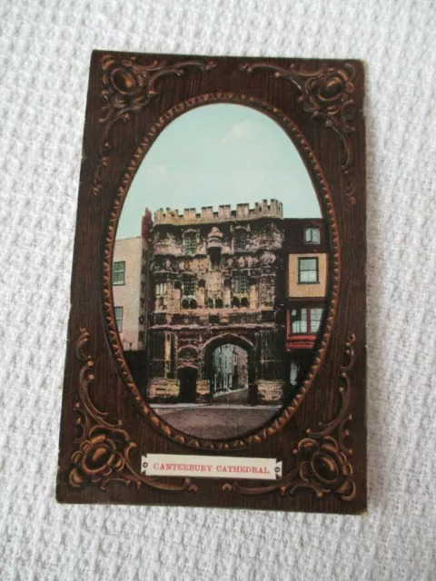 Alte Farbige Postkarte, "" Canterbury Cathedral, Kent"".