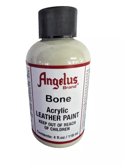 Angelus Acrylic Leather Paint - Sneaker Paint - 4 Oz Bone