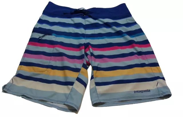 Patagonia Stretch Swim Trunks Shorts Stripes Men’s Size 33 Recycled Polyester