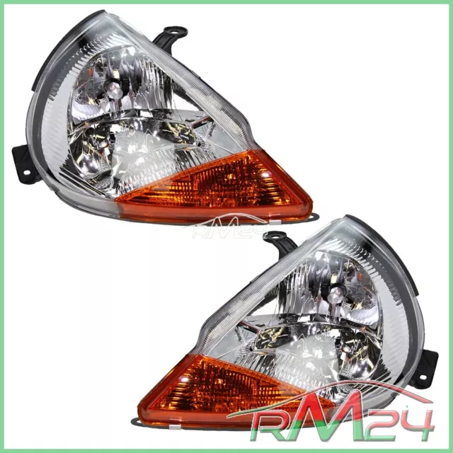 2X Faro Anteriore Sx Dx H7/H1 Per Ford Ka Rb 96-08