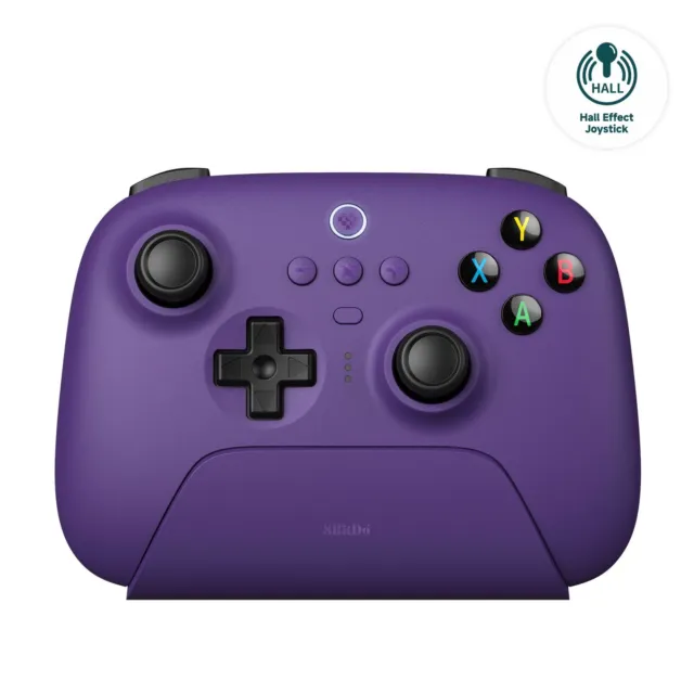 8BitDo - Ultimate 2.4G Wireless Controller for Windows PCs with Dock - Purple