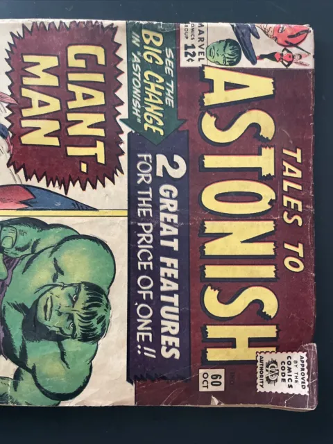 Tales To Astonish #60 (Marvel) Incredible Hulk Giant-Man! 3