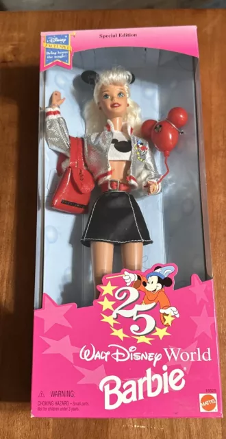 1996 Barbie Walt Disney World Special Edition 25th Anniversary OFF