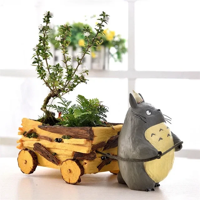 STUDIO GHIBLI MY Neighbor Totoro Wheelbarrow Planter Retired Rare  Collectable 49.00 - PicClick UK
