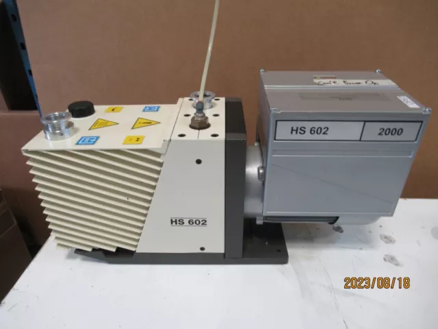 Agilent Varian Hs-602 Dual Stage Rotary Vane Pump