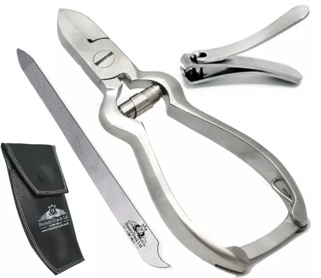 Ingrown Toe Nail Nipper Kit Thick Toenail Set Foot Care Podiatry Instruments New