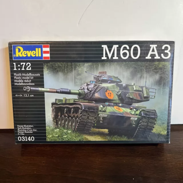 Revell 03140 M60 A3 Main Battle Tank 172 Model Kit 999 Picclick