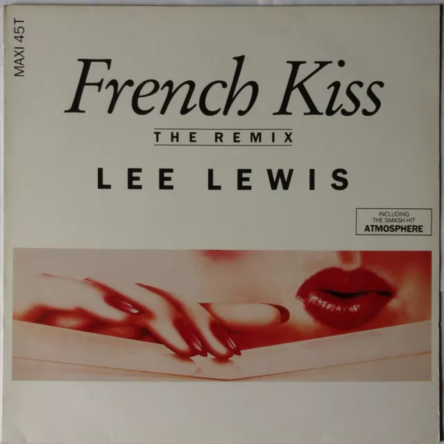 LEE LEWIS "French kiss (the remix)" maxi-single 12" France 1989